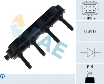 Bobine d'allumage FAE 80209