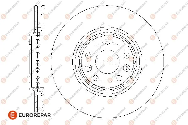 Disque de frein EUROREPAR 1667872680