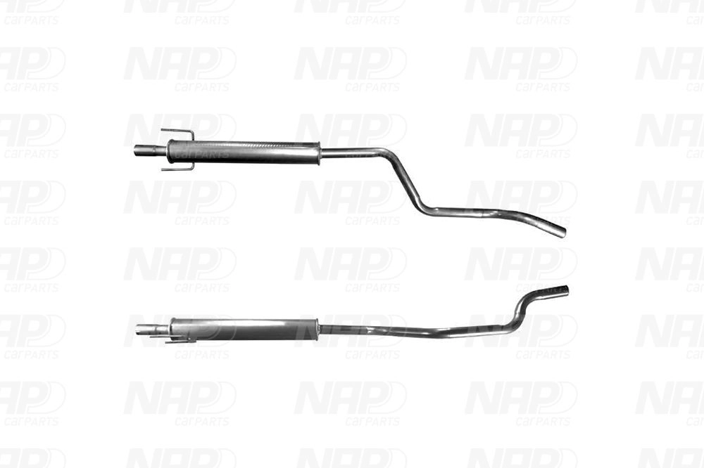 Tuyau d'échappement NAP carPARTS CAC10281