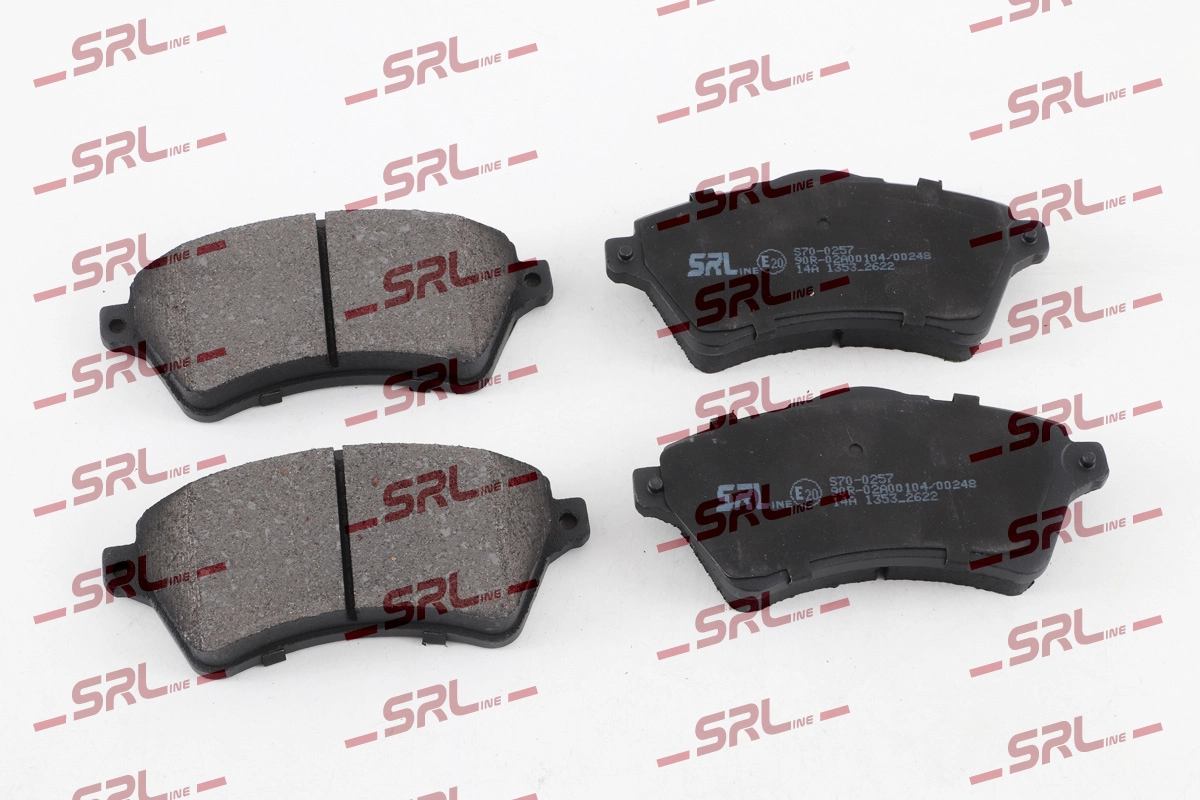 Kit de plaquettes de frein, frein à disque SRLine S70-0257