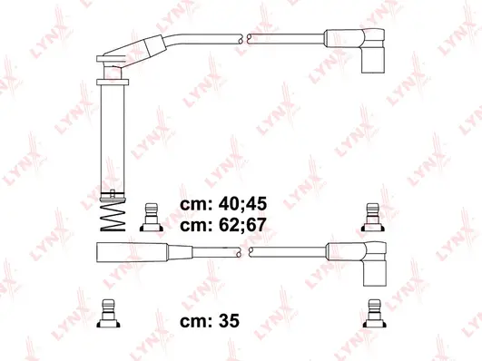 Kit de câbles d'allumage LYNXAUTO SPC5932