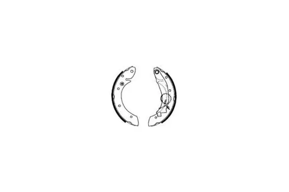 Jeu de mâchoires de frein E.T.F. 09-0549