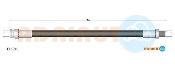 Flexible de frein ADRIAUTO 41.1210