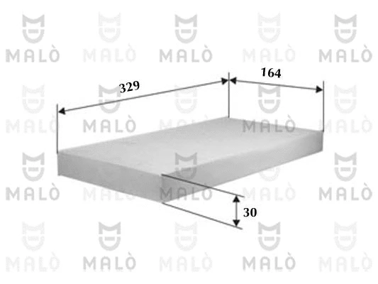 Filtre, air de l'habitacle AKRON-MALÒ 1530481