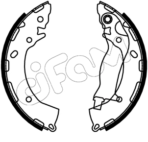 Jeu de mâchoires de frein CIFAM 153-747