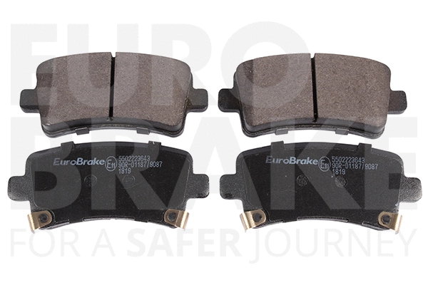 Kit de plaquettes de frein, frein à disque EUROBRAKE 5502223643