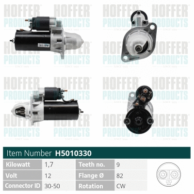 Démarreur HOFFER H5010330