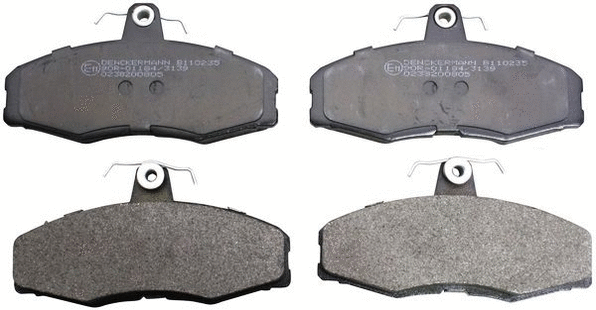 Kit de plaquettes de frein, frein à disque DENCKERMANN B110235