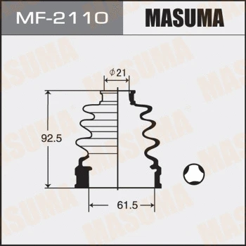 Jeu de joints-soufflets, arbre de commande MASUMA MF-2110