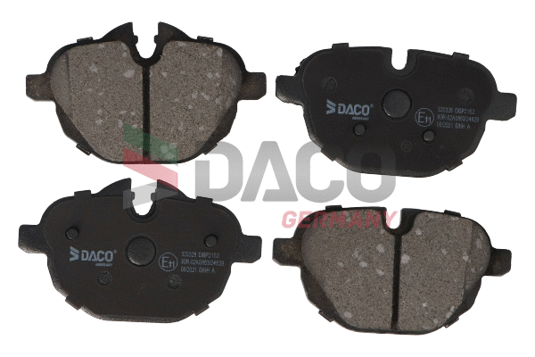 Kit de plaquettes de frein, frein à disque DACO Germany 320328