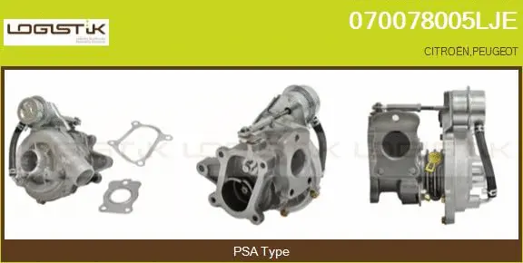 Turbocompresseur, suralimentation LGK 070078005LJE