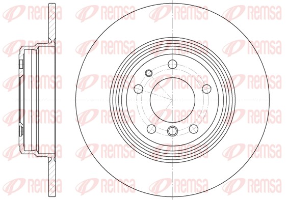 Disque de frein REMSA 6510.00