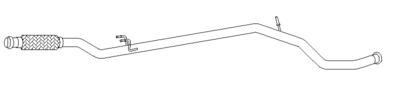 Tuyau d'échappement Vellerand 12123