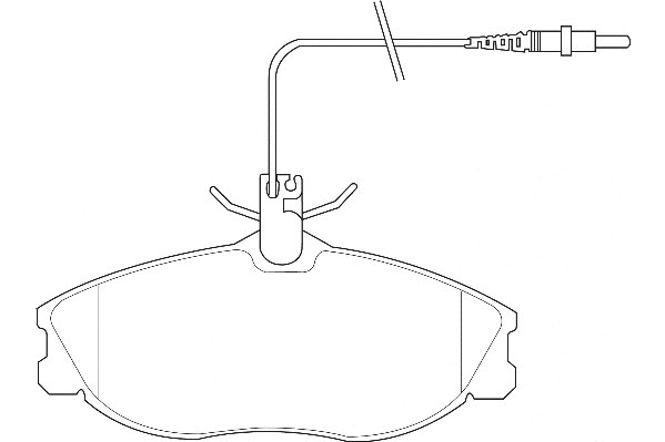 Kit de plaquettes de frein, frein à disque Omnicraft 2134944