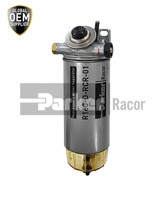 Boîtier, filtre à carburant PARKER RACOR 4160RHHV10MTC-SLV