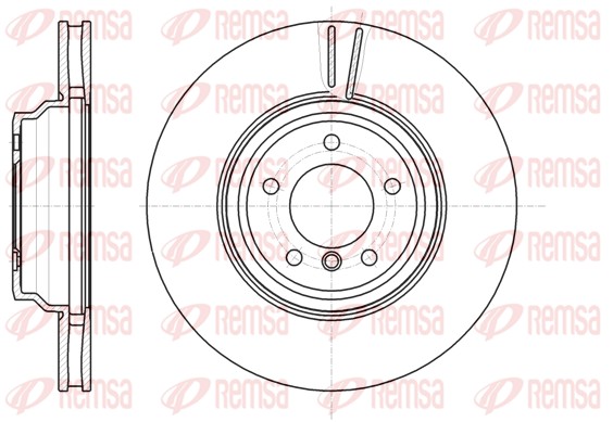 Disque de frein REMSA 61080.10