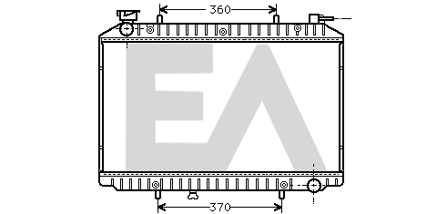 Radiateur, refroidissement du moteur EACLIMA 31R18168
