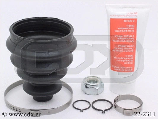 Jeu de joints-soufflets, arbre de commande CDX 22-2311