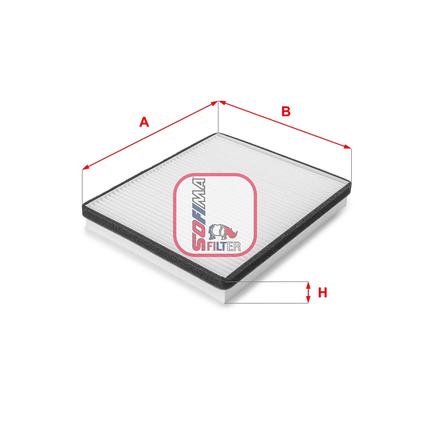 Filtre, air de l'habitacle SOFIMA S 3057 C
