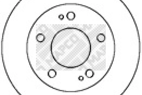 Disque de frein MAPCO 15252