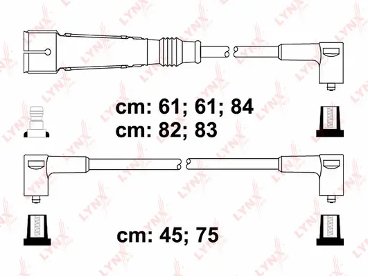 Kit de câbles d'allumage LYNXAUTO SPC8014