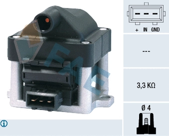 Bobine d'allumage FAE 80200