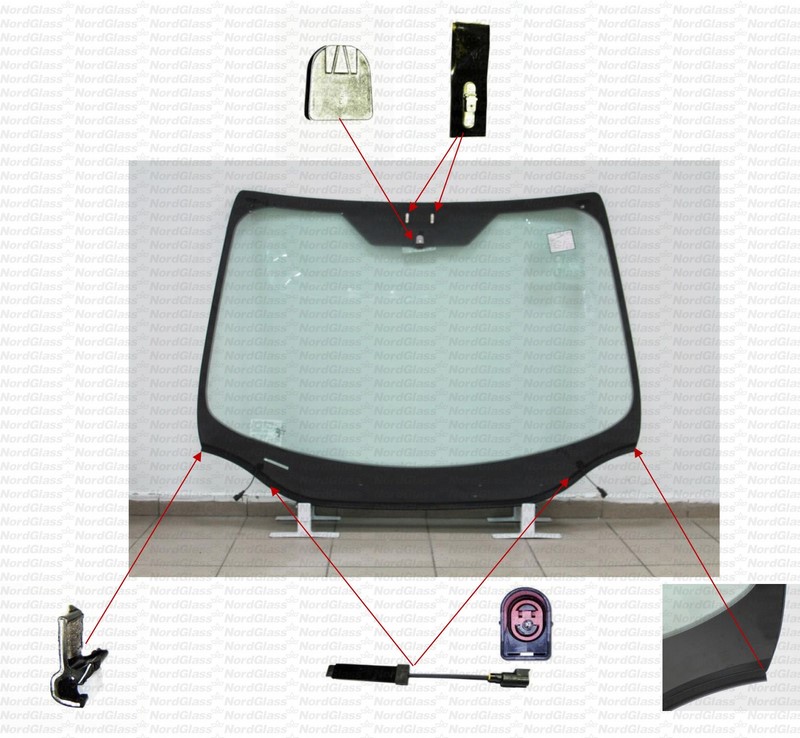 Pare-brise NORDGLASS 4045291