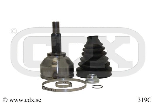 Jeu de joints, arbre de transmission CDX 319C