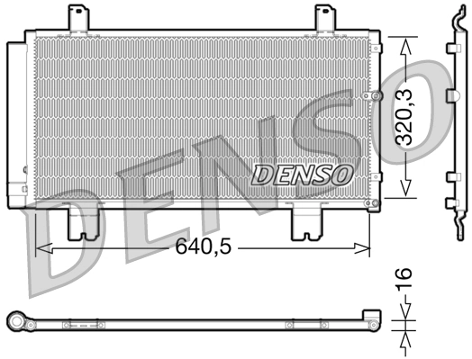 Condenseur, climatisation DENSO DCN51007