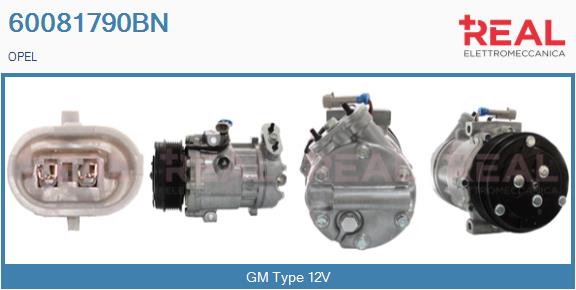 Compresseur, climatisation REAL 60081790BN
