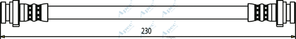 Flexible de frein APEC HOS3301