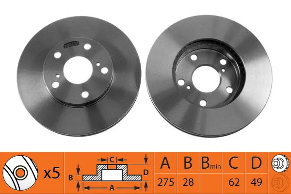 Disque de frein SB BR21106T