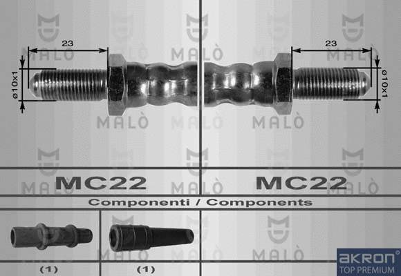 Flexible de frein AKRON-MALÒ 8376