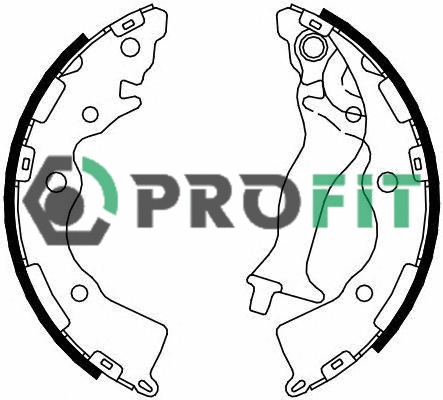 Jeu de mâchoires de frein PROFIT 5001-4086