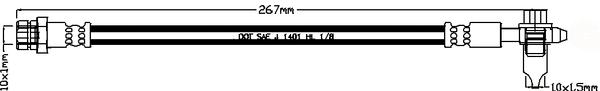 Flexible de frein JURATEK JBH1183L