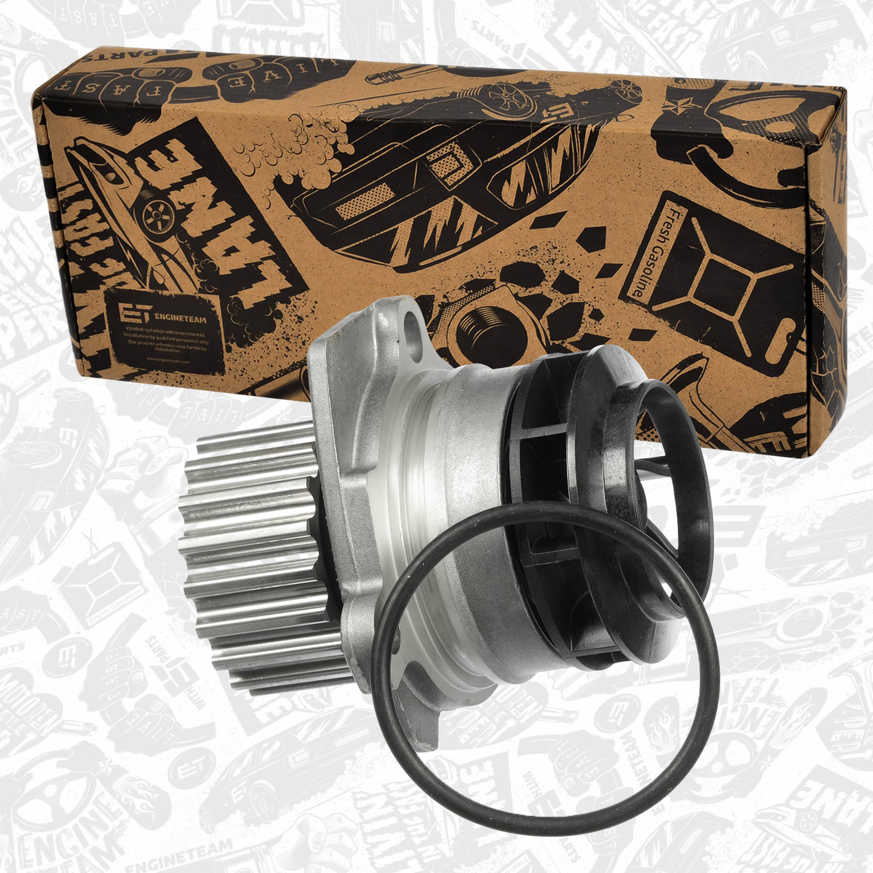 Pompe à eau, refroidissement du moteur ET ENGINETEAM PW0019