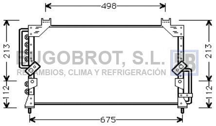 Condenseur, climatisation BUGOBROT 62-TO5191