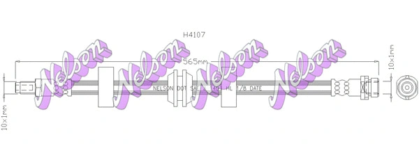 Flexible de frein KAWE H4107