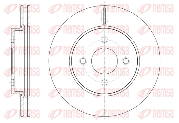 Disque de frein REMSA 61850.10