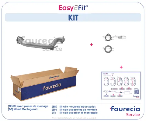 Tuyau d'échappement Faurecia FS45080
