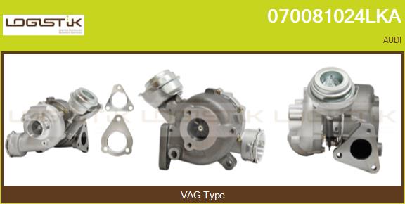 Turbocompresseur, suralimentation LGK 070081024LKA