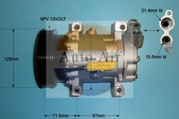 Compresseur, climatisation AUTO AIR GLOUCESTER 14-1452P