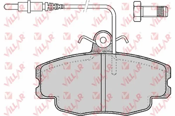 Kit de plaquettes de frein, frein à disque VILLAR 626.0422