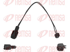 Contact d'avertissement, usure des plaquettes de frein REMSA 001004