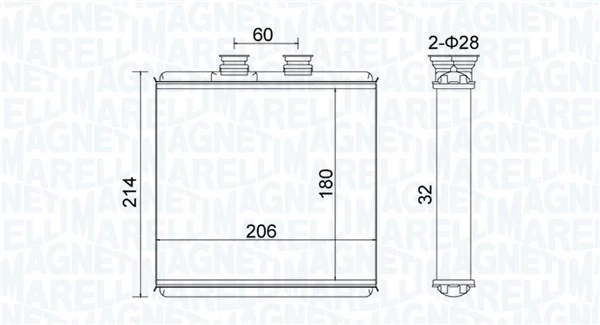 Système de chauffage MAGNETI MARELLI 350218510000