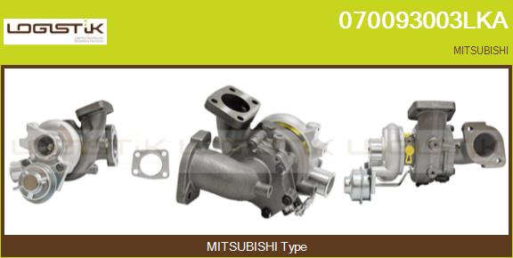 Turbocompresseur, suralimentation LGK 070093003LKA