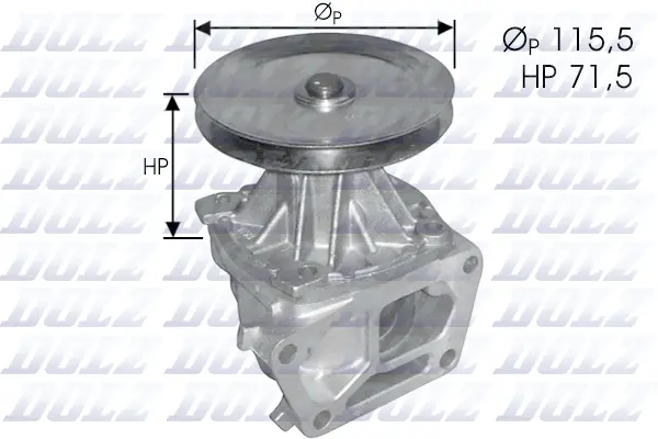 Pompe à eau, refroidissement du moteur DOLZ S136