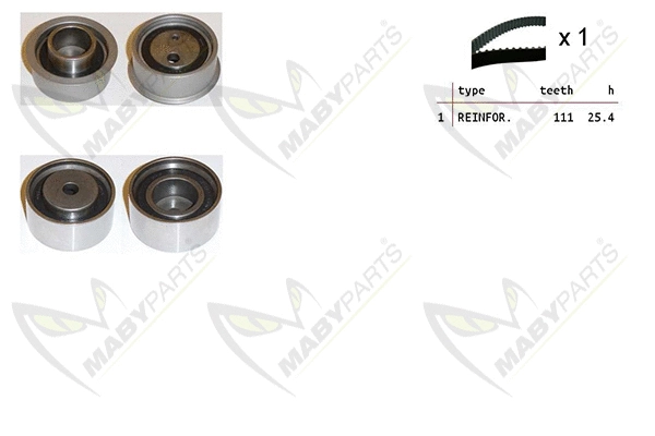 Kit de courroie crantée MABYPARTS OBK010446