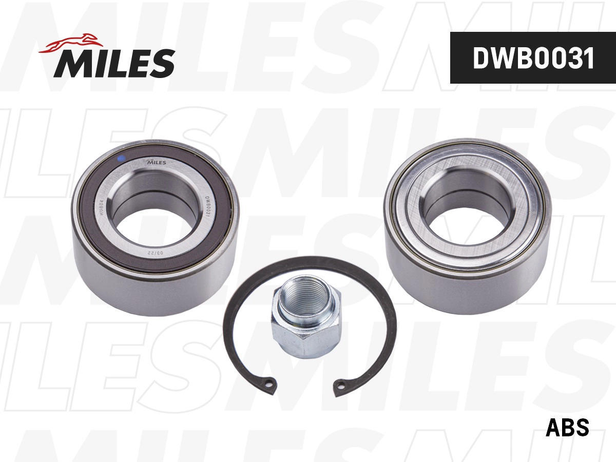Kit de roulements de roue MILES DWB0031