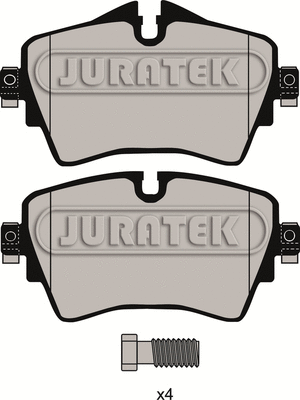 Kit de plaquettes de frein, frein à disque JURATEK JCP8074